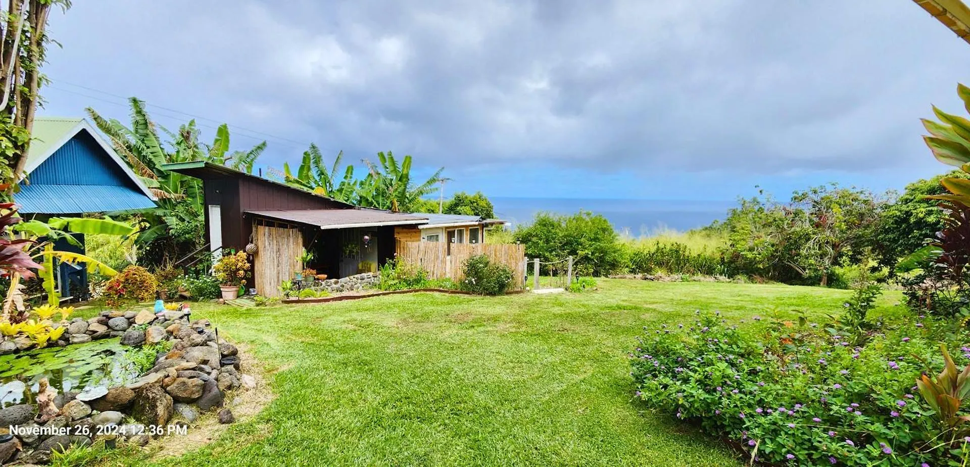度假居 Sunrise Farm Cottage II - 180 Degree Oceanviews Stargazing Whale Watching On Hamakua Coast Hawaii Papaaloa